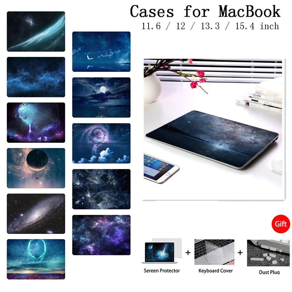 Новый чехол для ноутбука с принтом Apple MacBook Air Pro retina 11 12 13 15 дюймов сенсорной