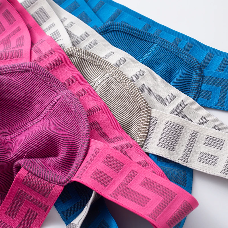 Мужские трусы джоки из хлопка темно-синие танга стринги сексуальное нижнее белье