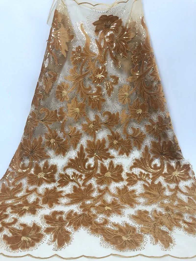 Новое поступление кружевная ткань со стразами в африканском стиле нигерийская