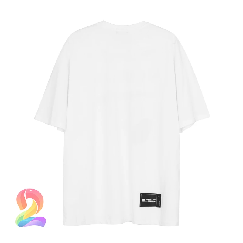 

New Arrival 2021 Men Women Fashion Casual Embroidery Bear Print We11done T Shirt High Quality Hip Hop Welldone Top Tees