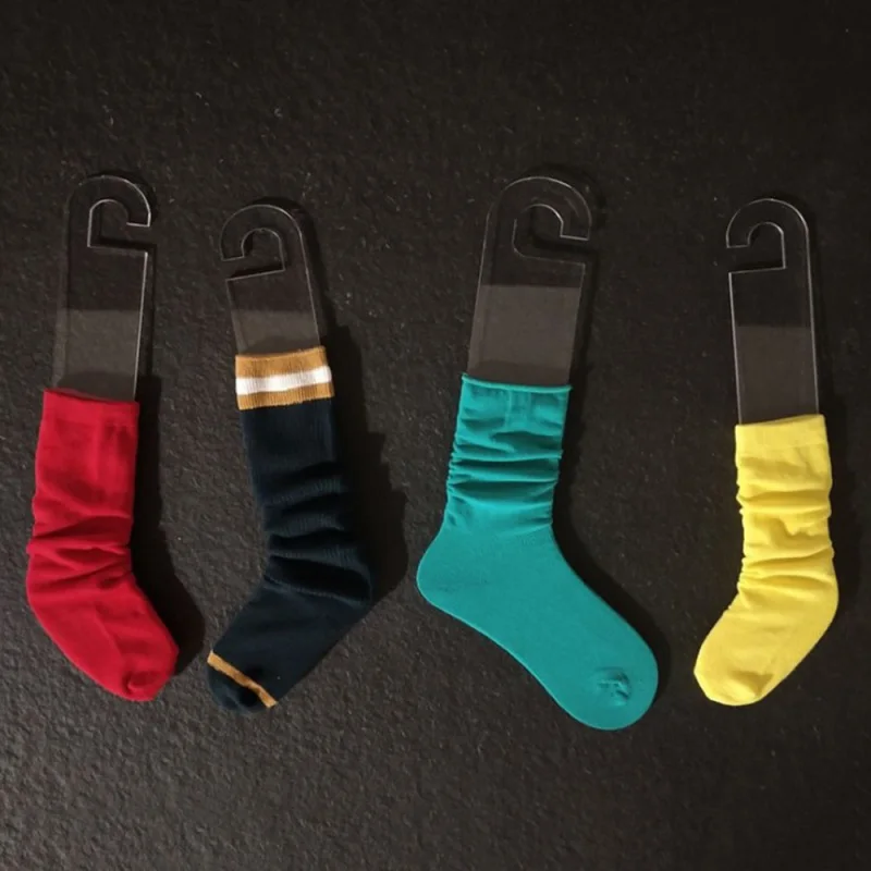 

1PC Transparent Acrylic Template Long And Short Socks Model Display Stand DIY Home Shop Wardrobe Decoration