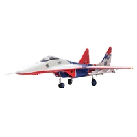 twin 64mm mig 29 edf fighter rc airplane model assembly fixed wing aircraft no remote controlreceiverbattery