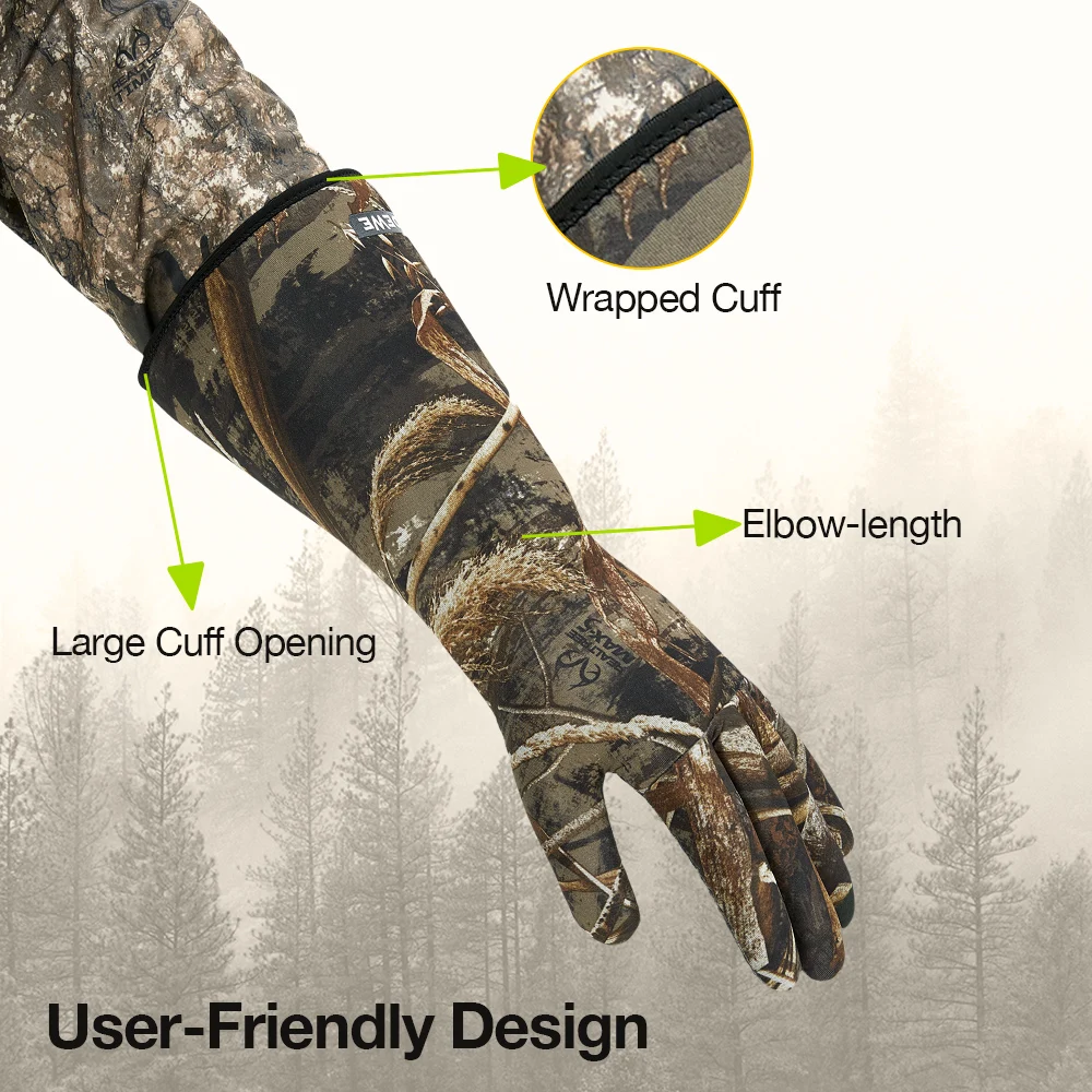 TideWe водонепроницаемые изолированные неопреновые перчатки длиной до локтя 5 мм