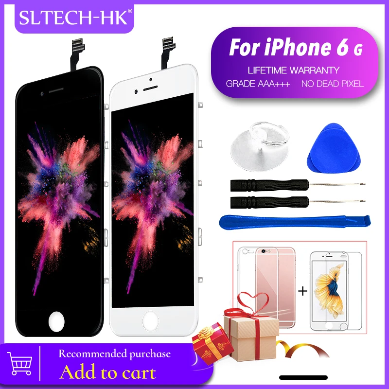 Сменный ЖК экран класса AAA + для iPhone 6 6S с 3D сенсорным экраном дигитайзер в сборе 5 7 8