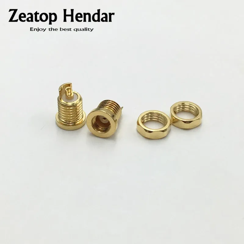 1 шт. позолоченный бериллиевый медный MMCX гнездовой разъем припой строительный