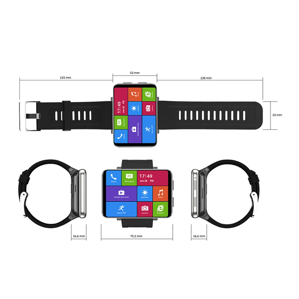 

Smartwatch Men Ticwris Max Smart Watch 2021 2.86"3GB 32GB 2880mAh Battery 8MP Camera Smart Sport Watches For Android IOS Xiaomi