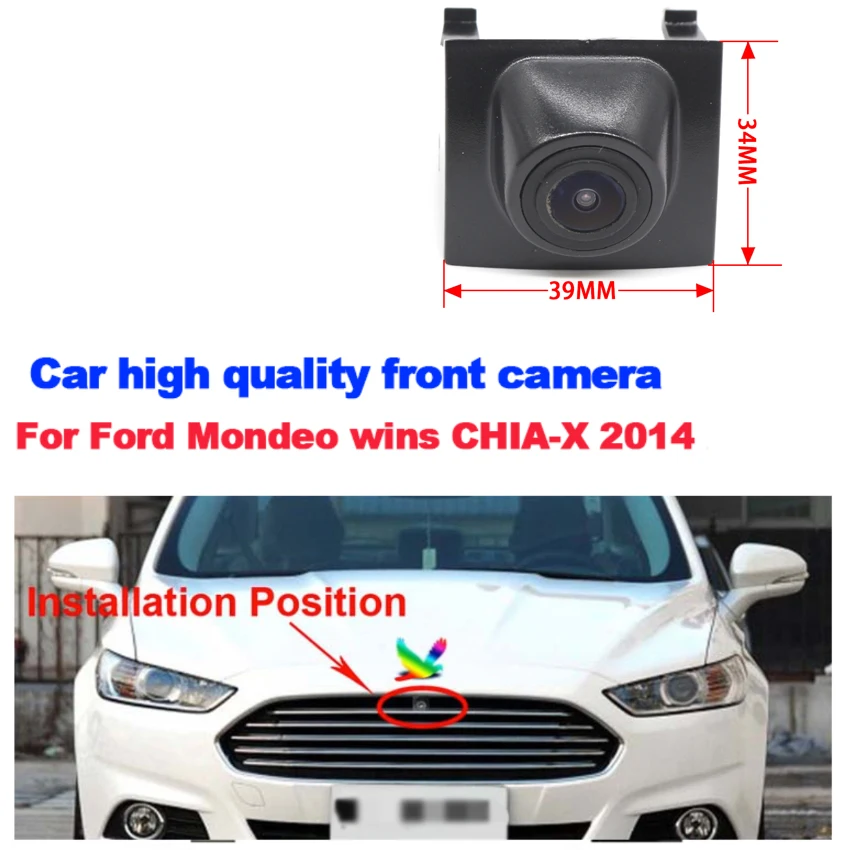 

High Quality Car Front View Parking Special Camera For Ford Mondeo wins CHIA-X 2014 Waterproof Night Vision CCD full HD