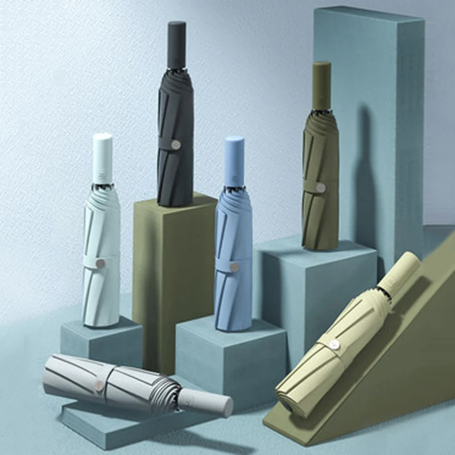 ZUODU Morandi автоматический зонт для мужчин и женщин мужской ветрозащитный штормовый