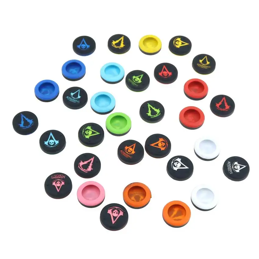 JCD 2PCS Thumb Stick Grips Cover For PS4 Pro Slim Silicone Analog Joystick Cap Cases Xbox one 360 PS3 Accessories | Электроника
