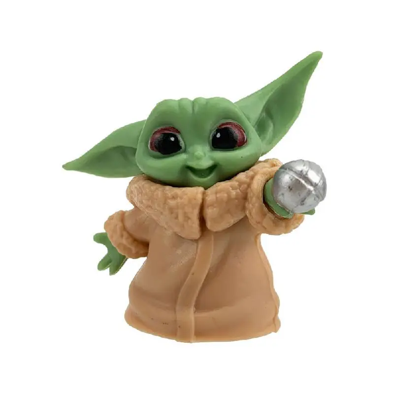 

10pcs / Set Star Wars Anime Action 6-7cm Baby Yoda Collection Figures Model The Mandalorian Diy Dolls Children Kids Toy Gifts