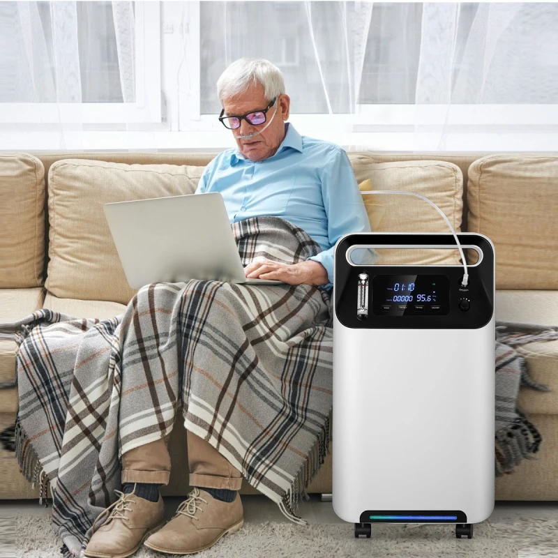 

Portable Medical 93% High Oxygen Concentrator5L Oxygen Machinefor Pregnant Women With Fogging Home Elderly Five Liters
