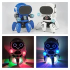 Умный танцующий робот, электронная игрушка-Осьминог со светодиодной подсветкой, музыкальная игрушка для детей, Интеллектуальный подарок для детей