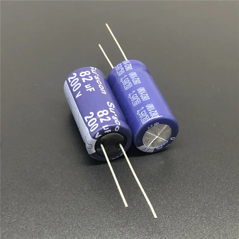 5 шт/20 шт/50 шт 82 мкФ 200V Su'scon SL серии 12 5x25 мм 200V82uF алюминиевый электролитический