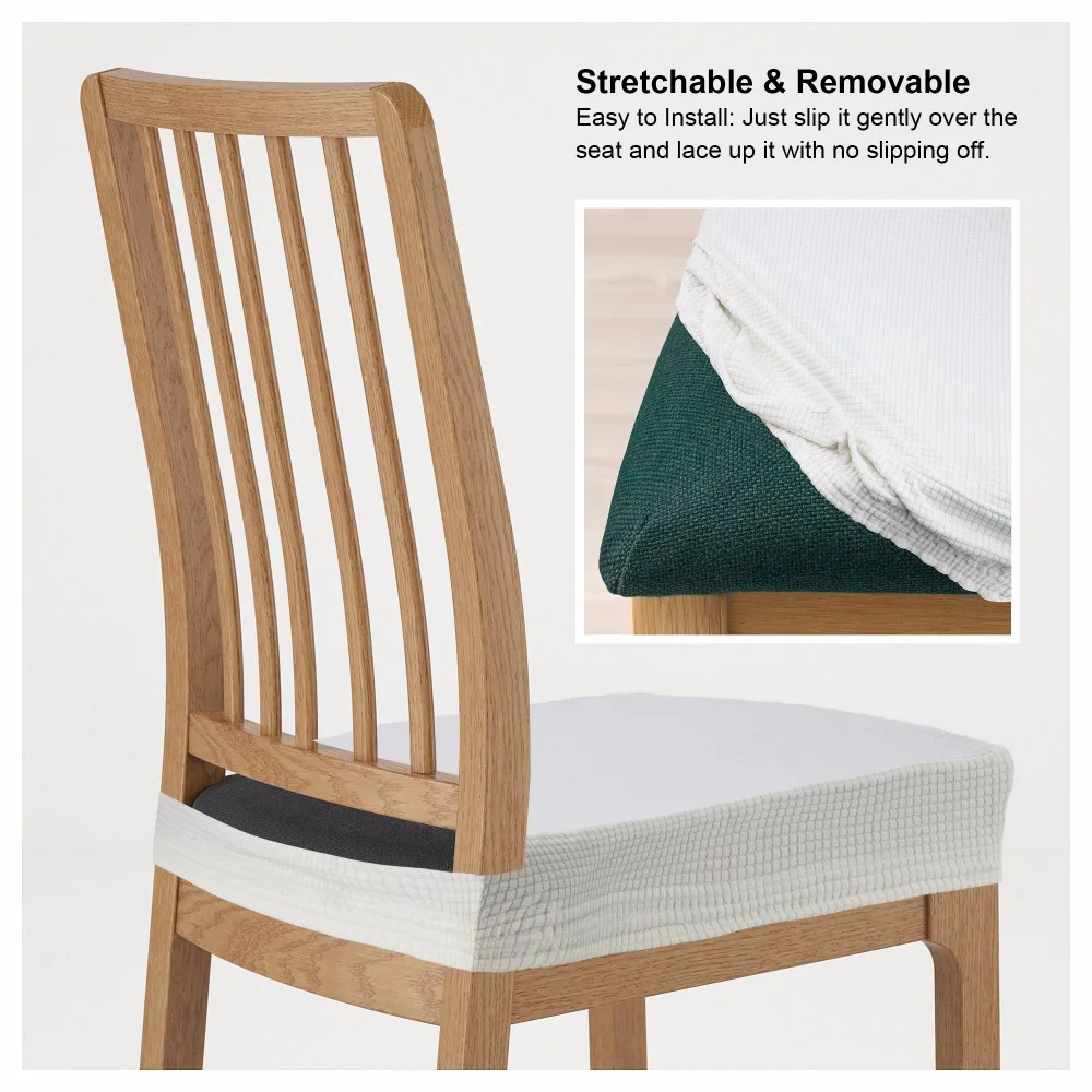 Современный дешевый чехол для стула обеденного с полуоборками