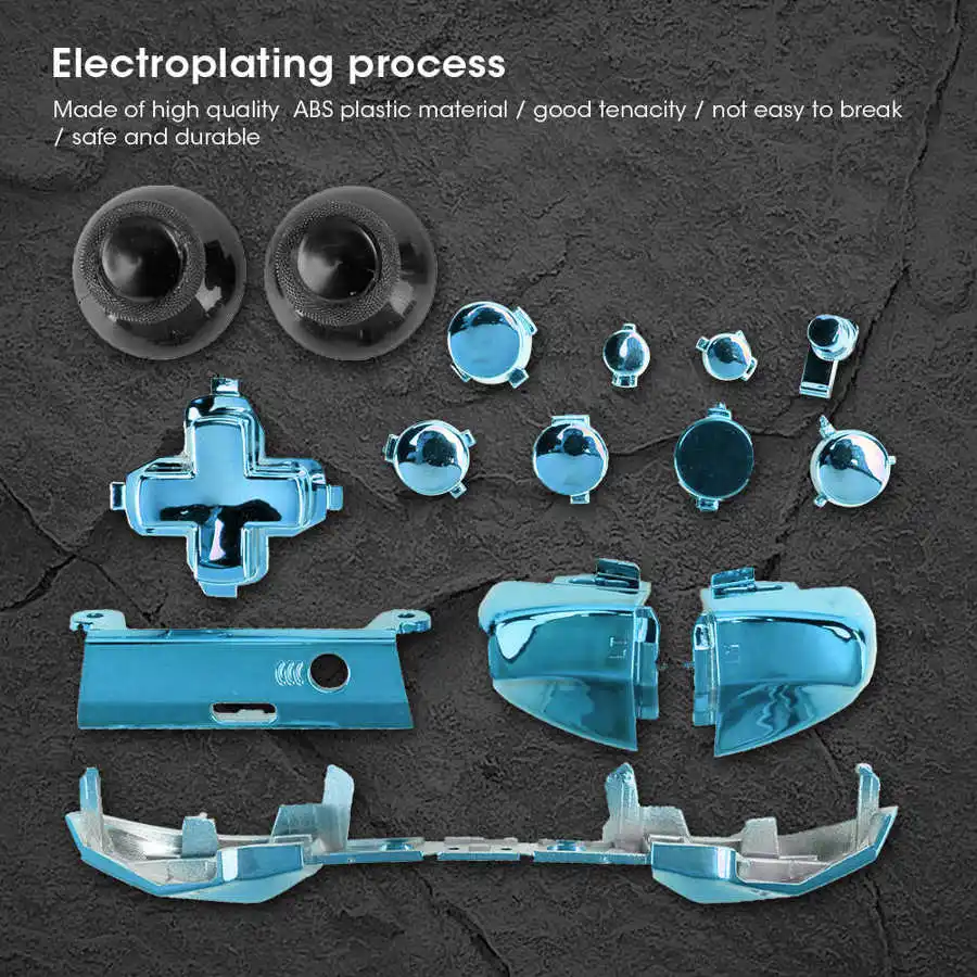 Цветные кнопки ABXY гальваническая Кнопка для замены левого и правого контроллера