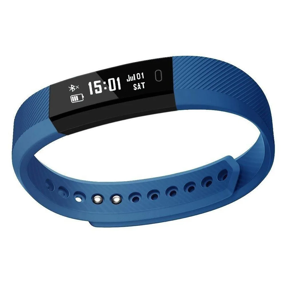 

Sports Fitness Bracelet B01 Smart Bracelet Heart Rate Blood Pressure Meter Step Distance Measurement Electronic