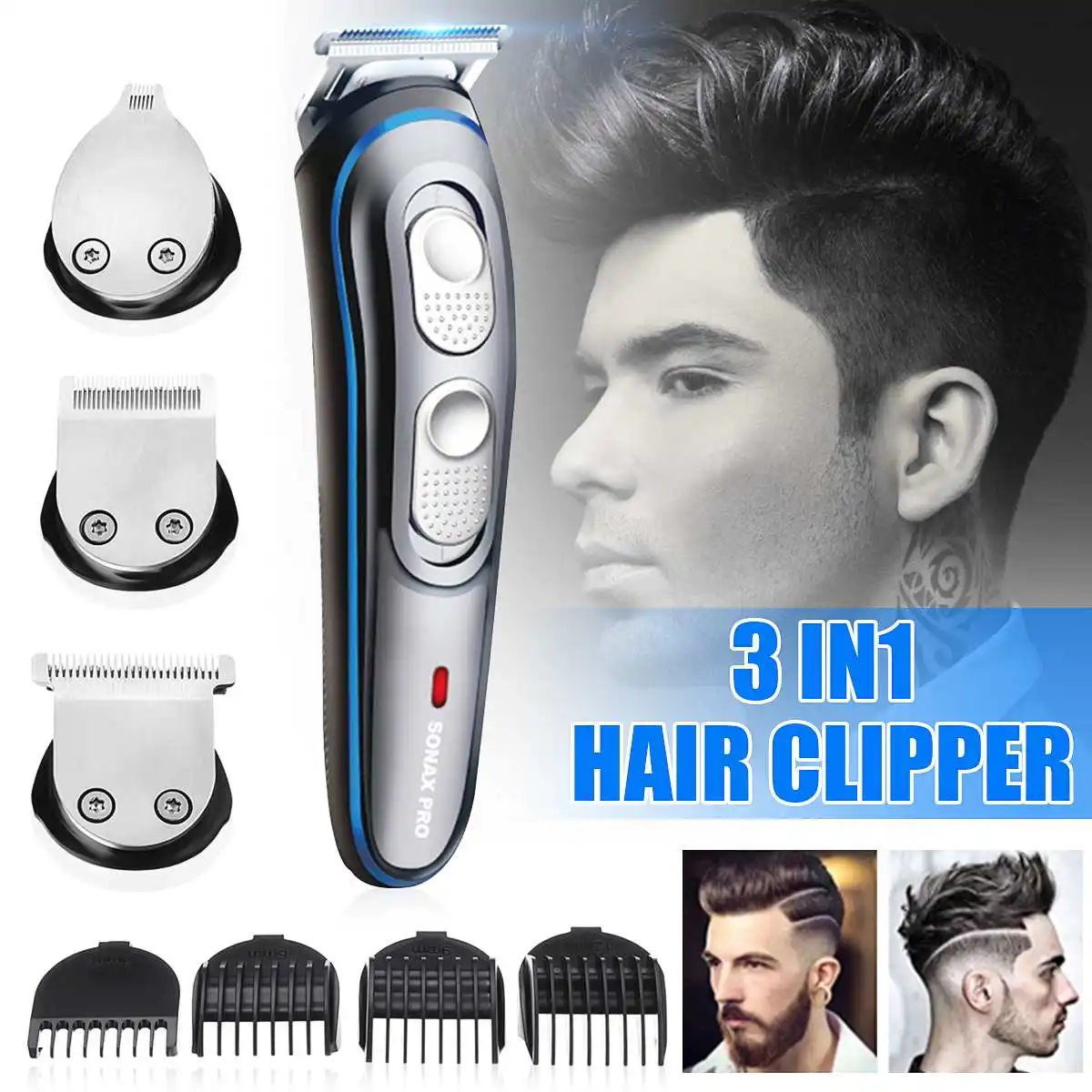 

Upgraded Men's Hair Clipper Hair Salon Carving Trimming Electric Fader Electric Hair Clipper Hair Tattoo Styling Machine