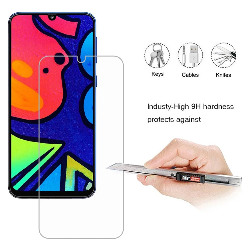 Закаленное стекло для Samsung Galaxy M21s защитная пленка экрана телефона SM F415F/DS Pelicula De