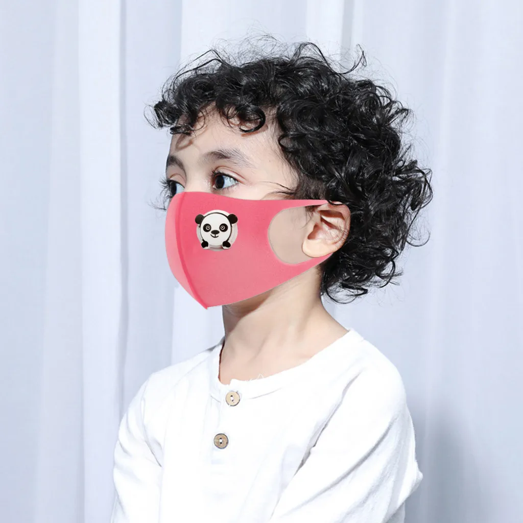 1 шт. детский хлопковый милый респиратор с рисунками из мультфильмов дышащий для