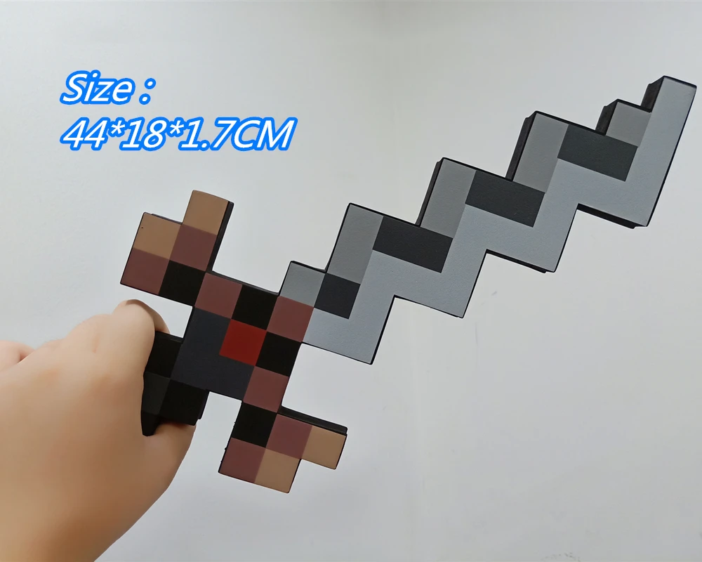 45 см маленький тип синий Алмазный меч и Кирка EVA пенная игрушка для детей подарок |