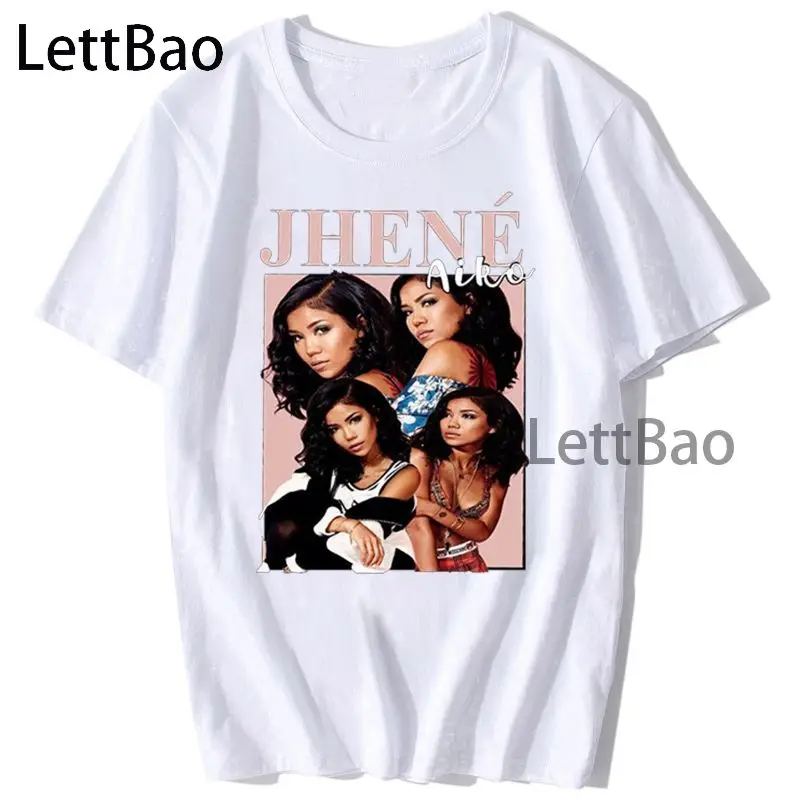 

Jhene Aiko Cool Print Women Men T Shirt Casual Summer unisex Tshirt Loose T-Shirt Tops vintage clothes