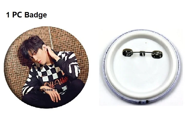 6 PCS Dimash kudaibergen Photos Pictures Badge Mirror Notebook Phone Circle Holder Male Art Music Singer Christmas New Year Gift |
