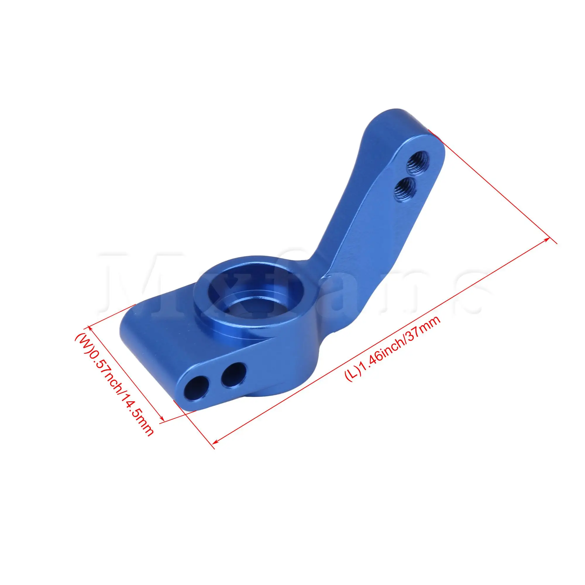 

Mxfans 2Pcs 3752 Blue Rear Stub Axle Carrier Replacement for Traxxas RC 1:10