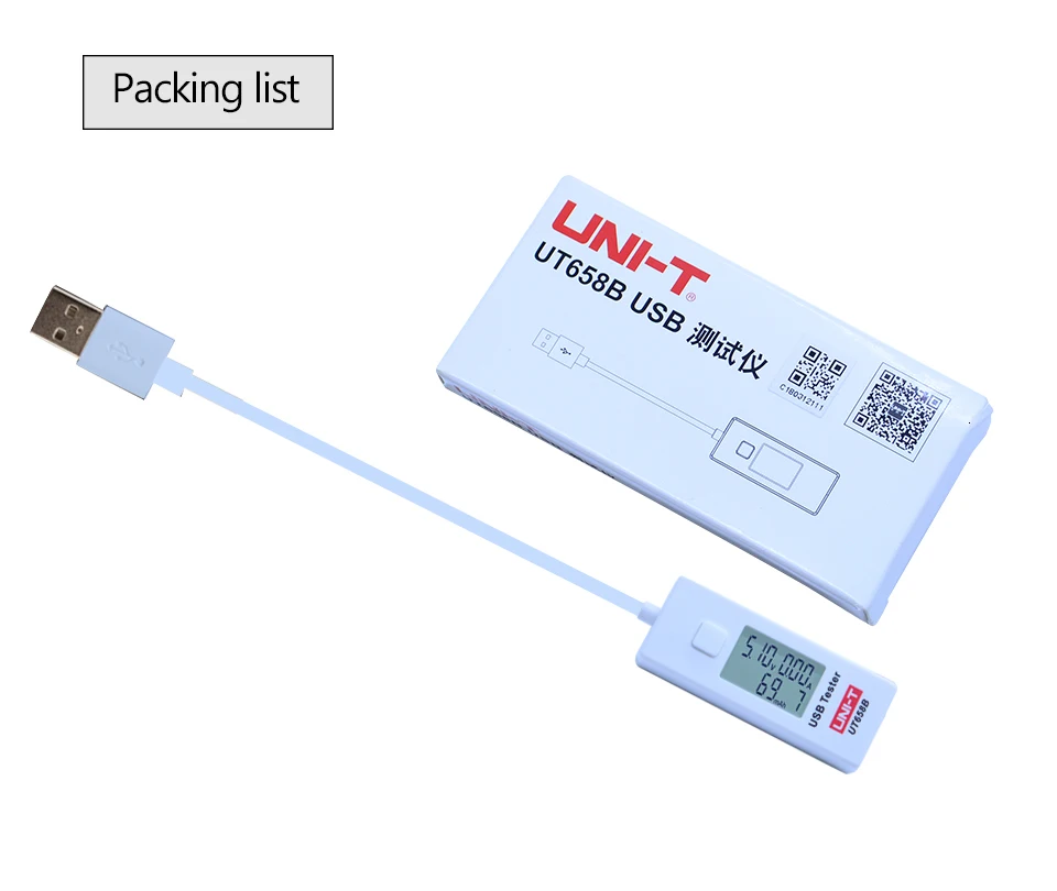 USB тестер U диск доктор зарядные устройства UNI-T UT658B напряжение и ток мониторы Макс 9 В с хранения данных напряжение измеритель тока