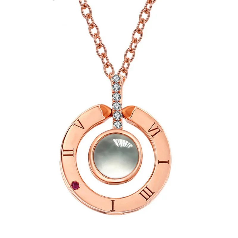 

Luxury High Quality Real S925 Fine Pendant Beauty Fashion Jewelry Necklace Pendants Set Chain Fashion Accessories Jewel Women