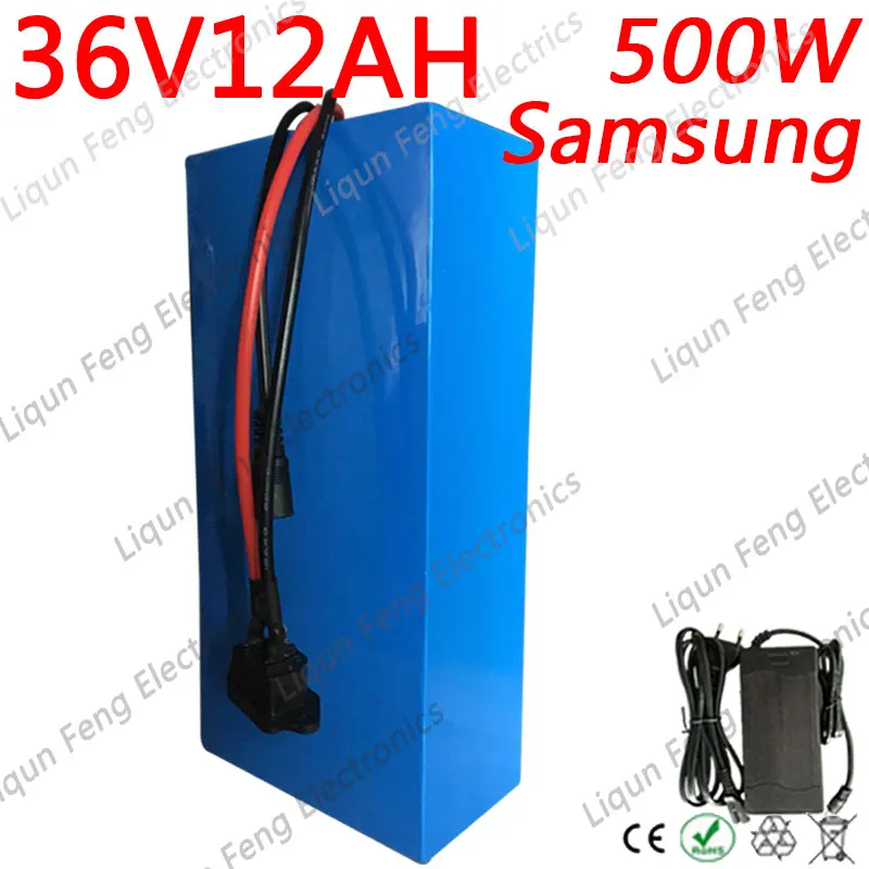 Литий ионный аккумулятор Samsung для электровелосипеда 36 В 12 а/ч 6 А/ч 9 15 250 Вт 350 500