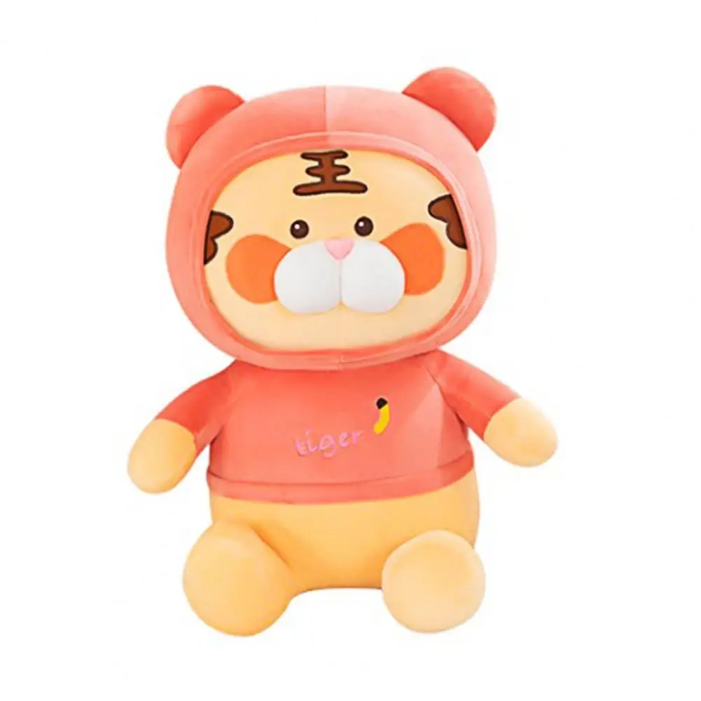 

Practical Tiger Plush Toy Vivid Appearance Ultrasoft PP Cotton Plush Tiger Sofa Window Decoration Stuffed Tiger Doll Toy