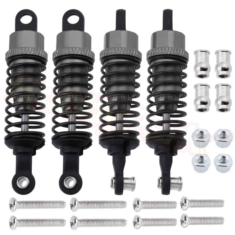 Shock Absorber 6809 Обновление металла Запчасти для WPL HengLong 1/16 RC автомобиль военный грузовик на гусеничном ходу 4x4 6WD C14 C24 B14 B24 B16 B36 Q60 Q61 Q64 Q65 - Цвет: Shock Absorber 6809