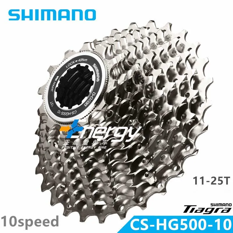 SHIMANO TIAGRA CS HG500 10 дорожный велосипед скоростной маховик 11 25T велосипедный Кассетный