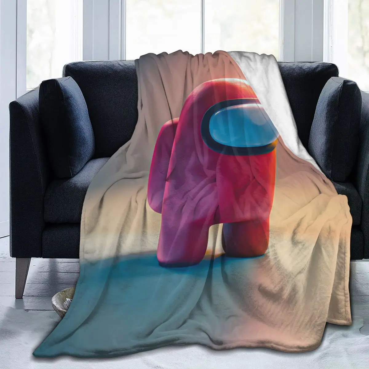 

Ultra Soft Sofa Blanket Cover Blanket Cartoon Cartoon Bedding Flannel plied Sofa Bedroom Decor for Children and Adults 31