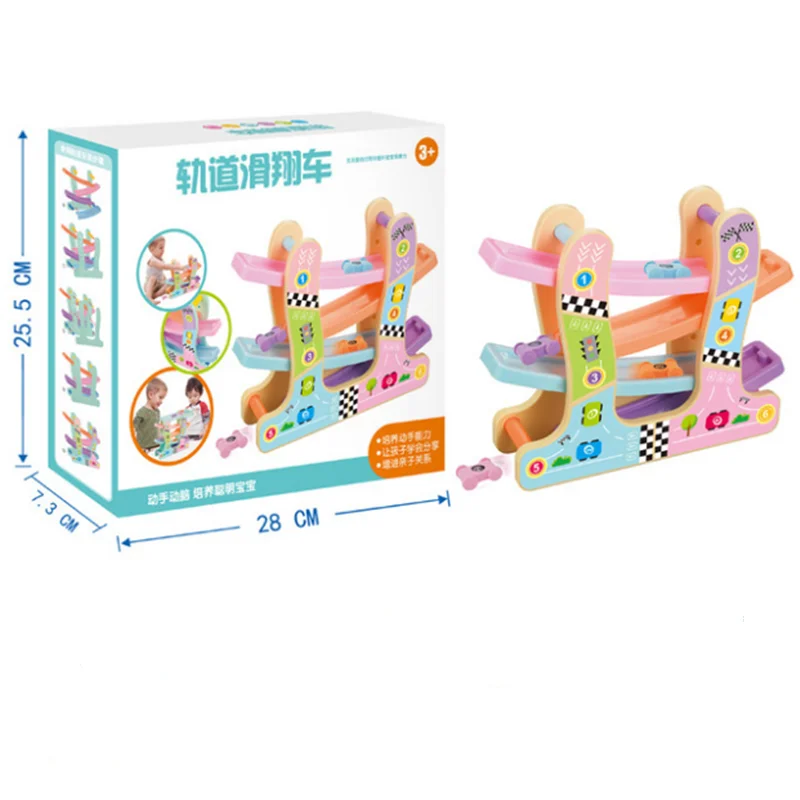 

New Kids Learning Toy Kids Puzzle Racing Track Toy 7-Layer/4-Layer Ramp Race Track ABS Eco-friendly Material