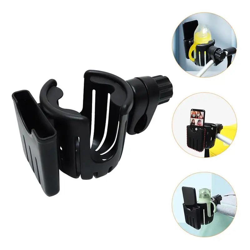 

1Pc Stroller Drink Holder Universal Adjustable Stroller Cup Holder Bike Bottler Holder