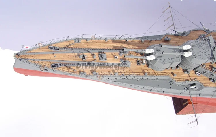 Diymymodel-battleship japon&eacute;s birui 1:200, BRICOLAJE, manualidades, Kit de papel, hecho a mano juguete, rompecabezas, regalo, utillaje de pel&iacute;cula-3