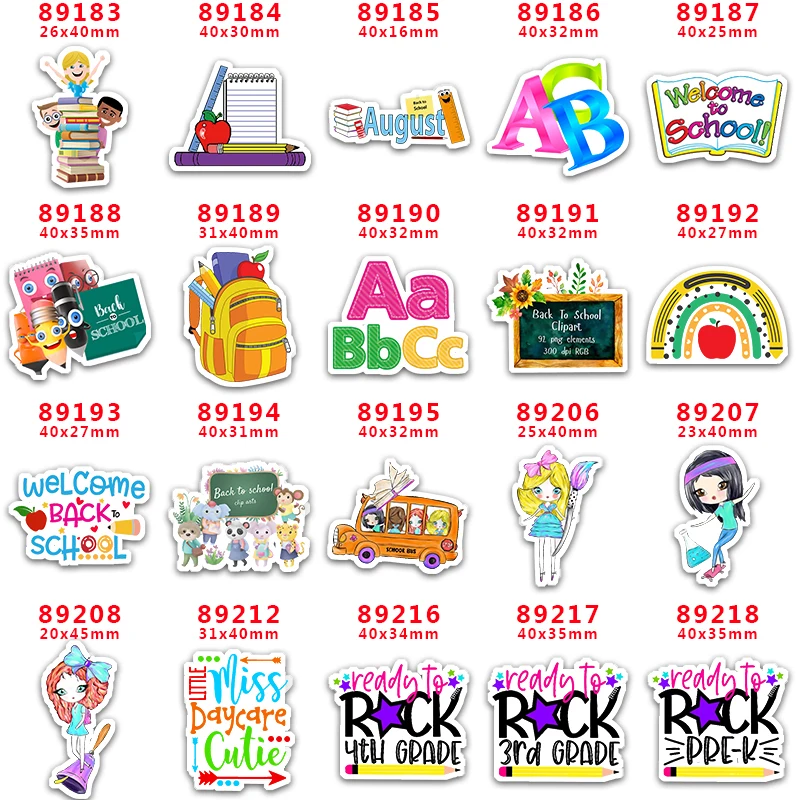 

Принадлежности для рукоделия «сделай сам», аксессуары для шитья, форма из плоских смол с рисунком из мультфильма «назад в школу», 10 шт. PR-89183