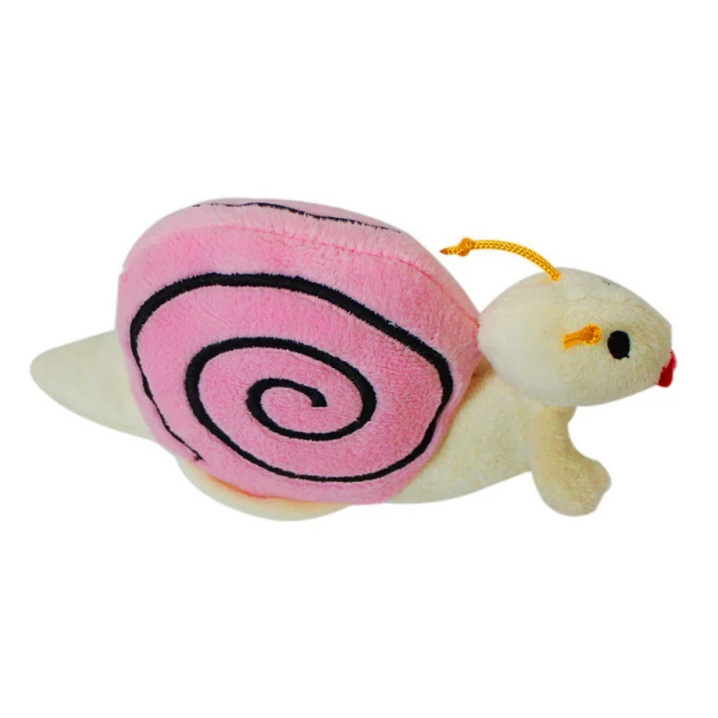 1Pcs/Set 20*7cm Pet Products Pets bite vocal toy snail Snail Shape Dog Toy Plush Squeak for Dogs | Дом и сад