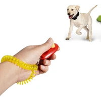 dog training clicker pet whistle train outdoor walking sound cat key chain plastic dogs click puppy products