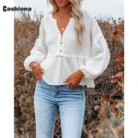 women fashion leisure t shirt 2021 new autumn loose frauen basic top casual pullovers long sleeve patchwork v neck tees clothing