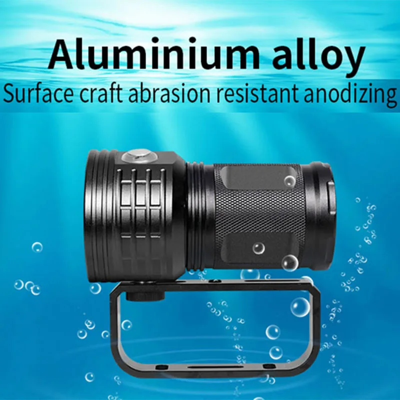 Светодиодный фонарик для дайвинга Подводное видео Освещение фонарь фотосъемки