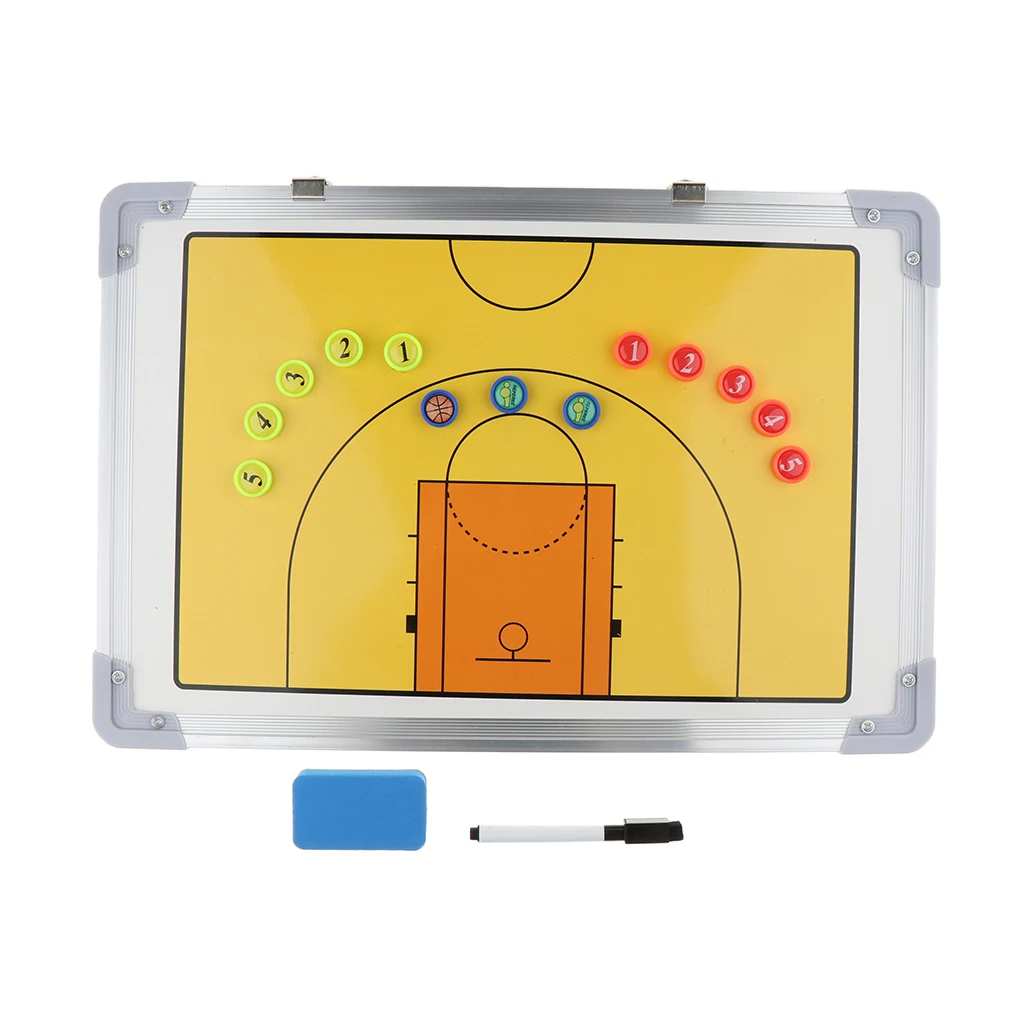 Basketball Coaching Marker Board Tactic Training Clipboard Reliable