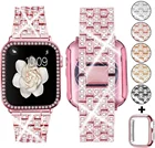 Браслет из нержавеющей стали для Apple Watch Band 44 мм 40 мм 42 мм 38 мм