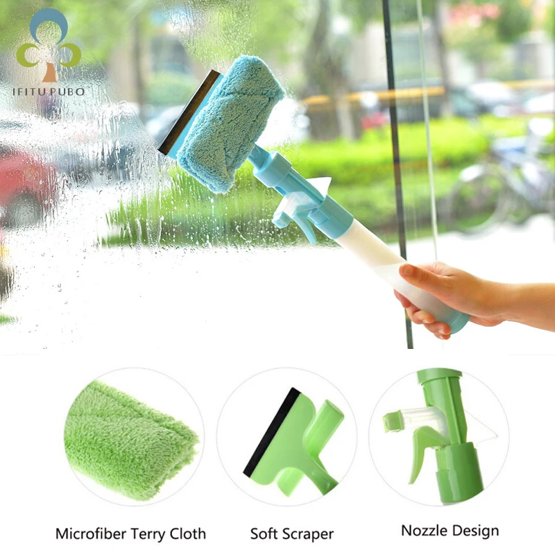 Многофункциональная Удобная Чистящая Щетка для швабры с распылителем воды щетка