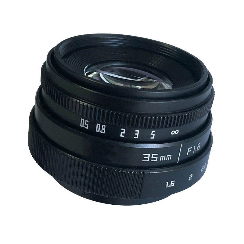 35 мм F1.6 C крепление объектива камеры с переходным кольцом для Sony α7S / α7R α7 α6000/ α5100