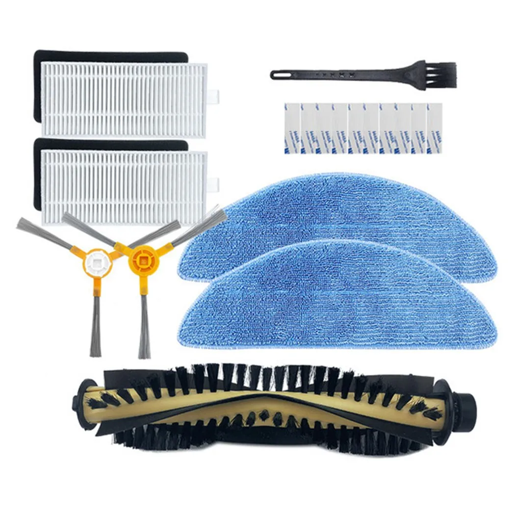 

Main Roller Brush Mopping Cloths For Haier Tt50ssc/t710l/tp53/tt53/t520s Robotic Vacuum Cleaner Filter Brushes Mop Cloth Pad Set