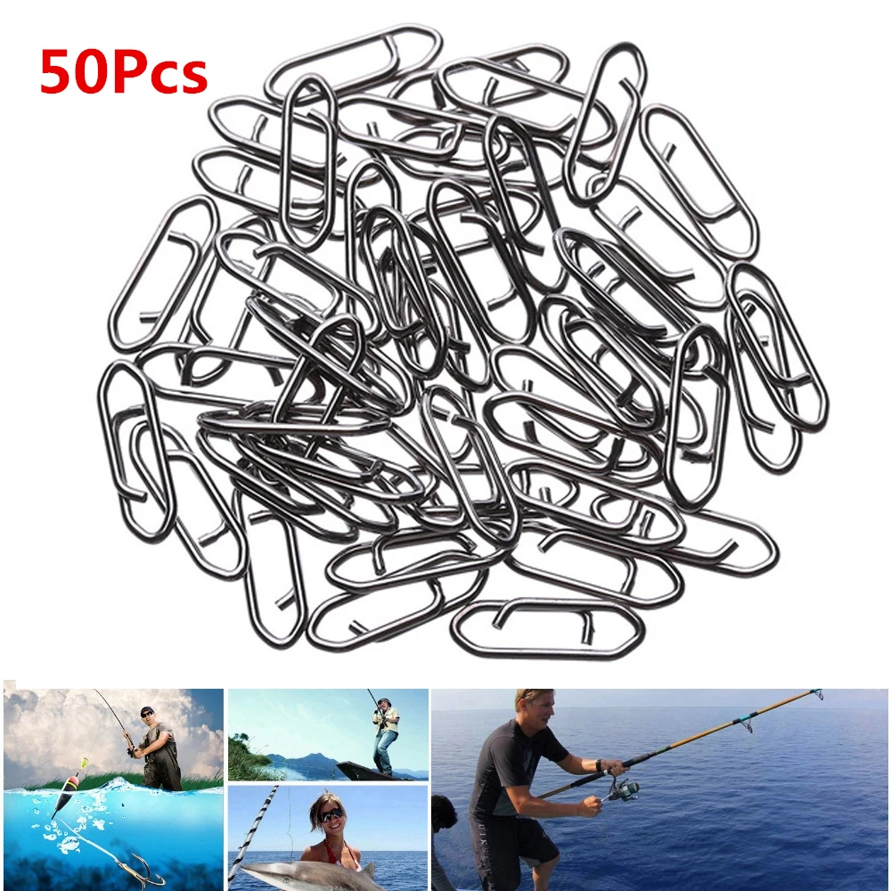 50 шт. Тактический рыболовов Мощность зажимы быстрой оснастка рыболовные