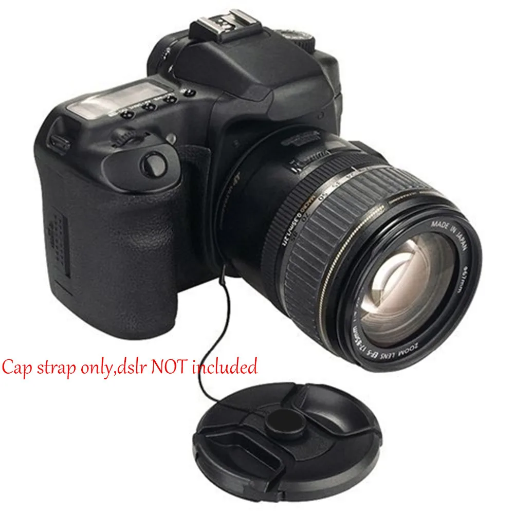 Универсальный держатель для объектива DSLR Gosear камеры Canon Nikon Sony 27 см|lens cover cap holder|leash
