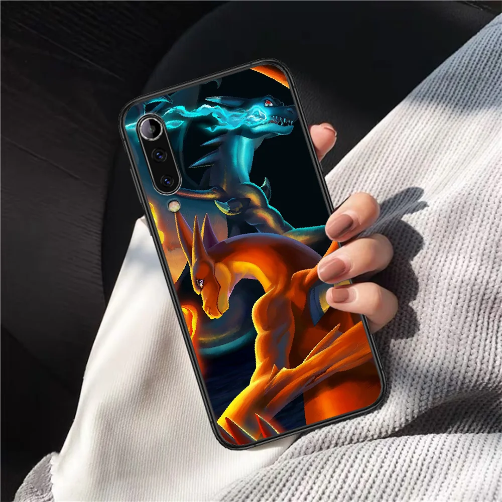 

Cute Pokemons Phone Case Cover Hull For Xiaomi Mi A2 A3 8 9 9T Note 10 Se Lite Pro Black Hoesjes 3D Cover Fashion Coque Tpu